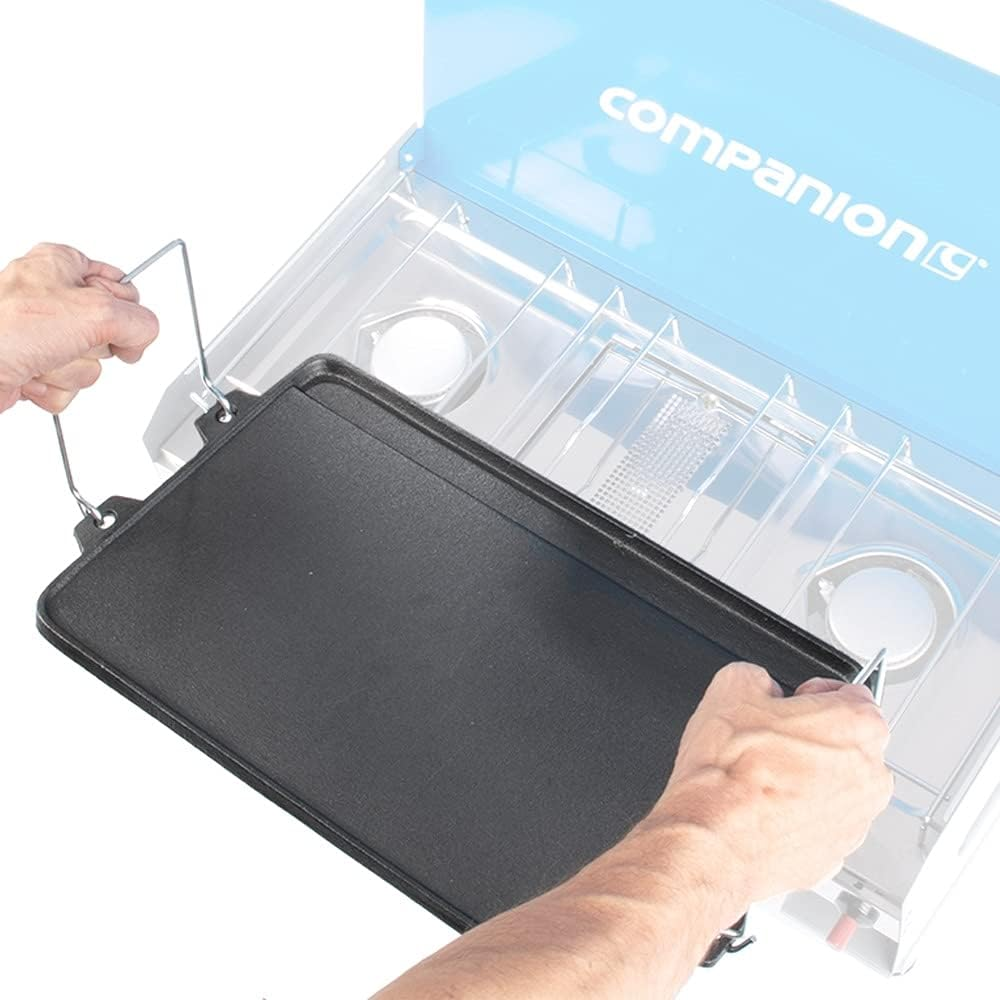 Campfire 2 Burner Gas Cooker Plate, 44 Cm Length X 24.5 Cm Width image number 4