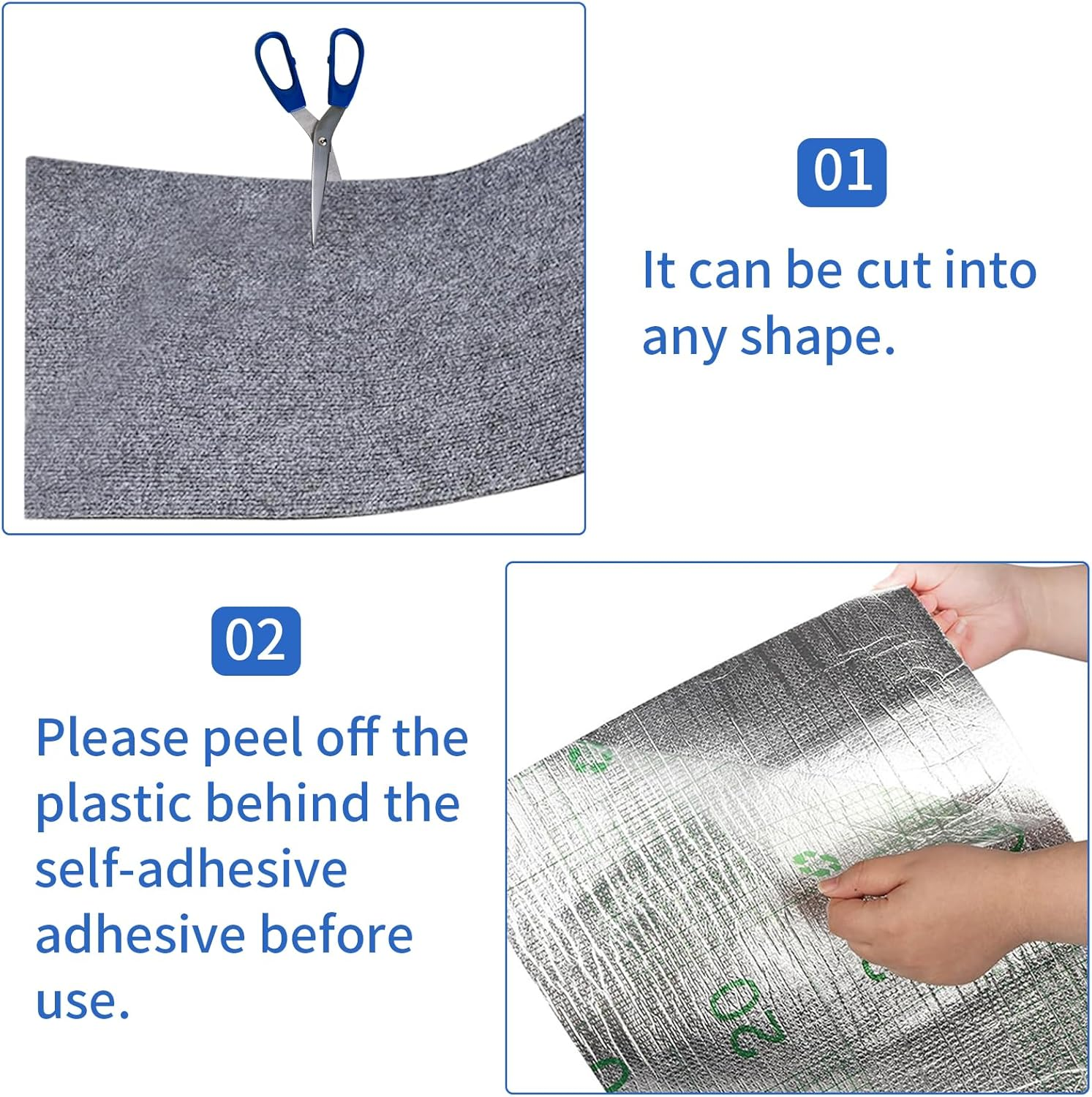 Cat Scratcher, Self-Adhesive Scratching Mat, Cat Scratching Mat, DIY Trimmable, Scratch Protection, Cat Scratching Mat for Protecting Carpets, Sofa, Furniture Protection, Grey, 30&times;100Cm image number 5