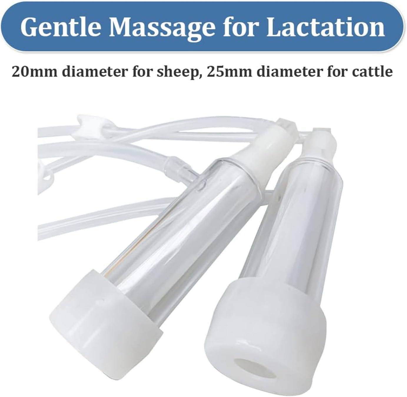 Electric Pulse Milking Machine, 5L Rechargeable Pulsation Vacuum Milk Machine with Adjustable Suction, Portable Automatic Cows Sheeps Milking Machine for Home Small-Scalefarm(Cow) image number 6