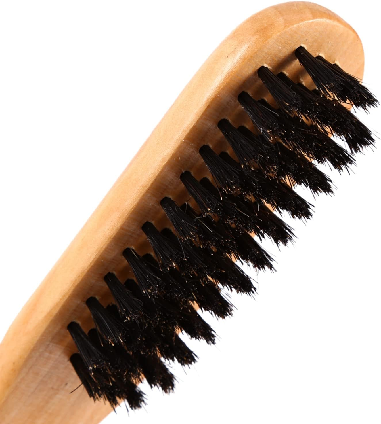 Professional Hairdressing Comb Wooden Double Brushes Hair Straightener Tool for Straight Hair Maintenance
