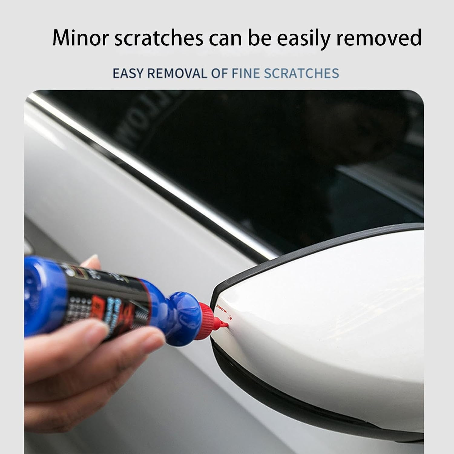 Car Scratch Remover Blue, Car Paint Repair, 100Ml Blue Car Scratch Remover for Repairing Light to Moderate Scratches, Quick Fix Paint for Vehicles with Minor Scratches Metal image number 1