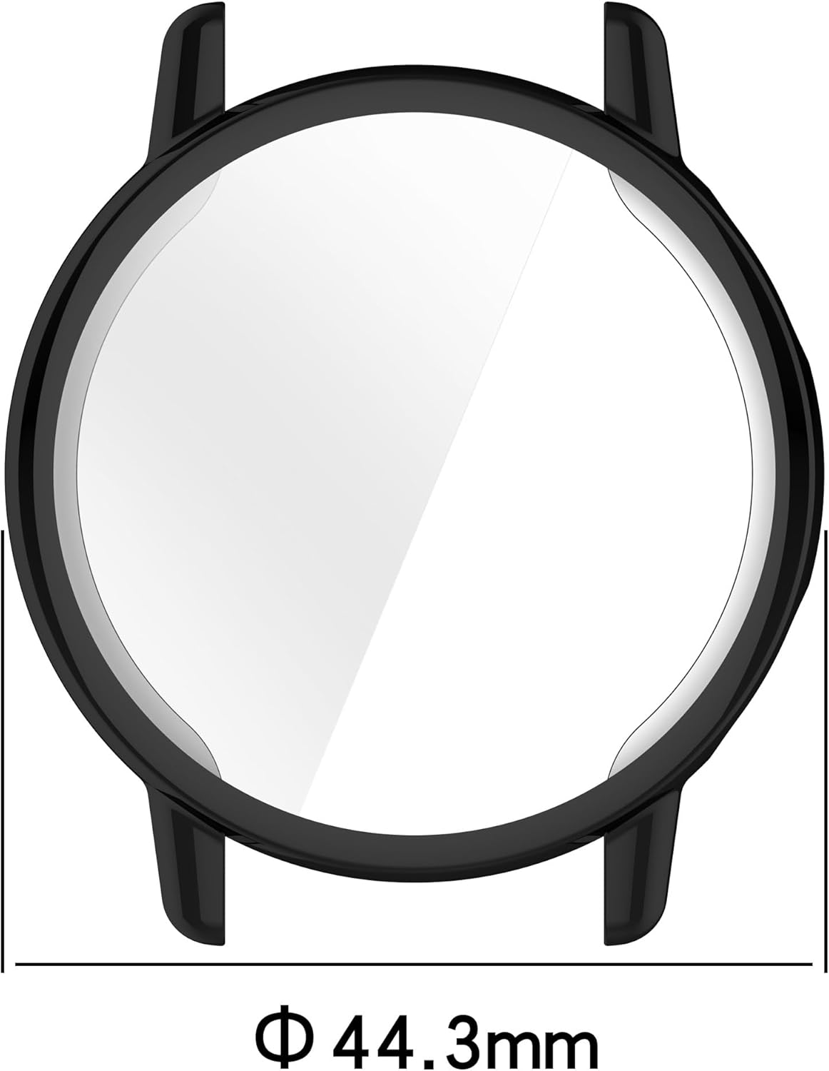 FTRONGRT Case Compatible with Garmin Vivoactive 5, Scratch-Resistant, Galvanized All-Inclusive TPU Watch Protective Case, Compatible with Garmin Vivoactive 5, Pink image number 4