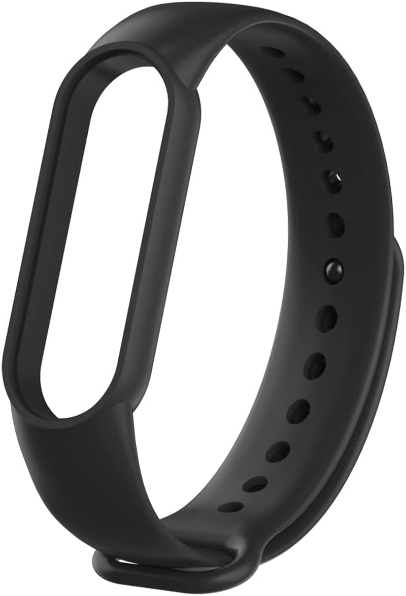 USTIYA 3X Strap for Xiaomi Mi Smart Band 7/6/5 Straps (Black)