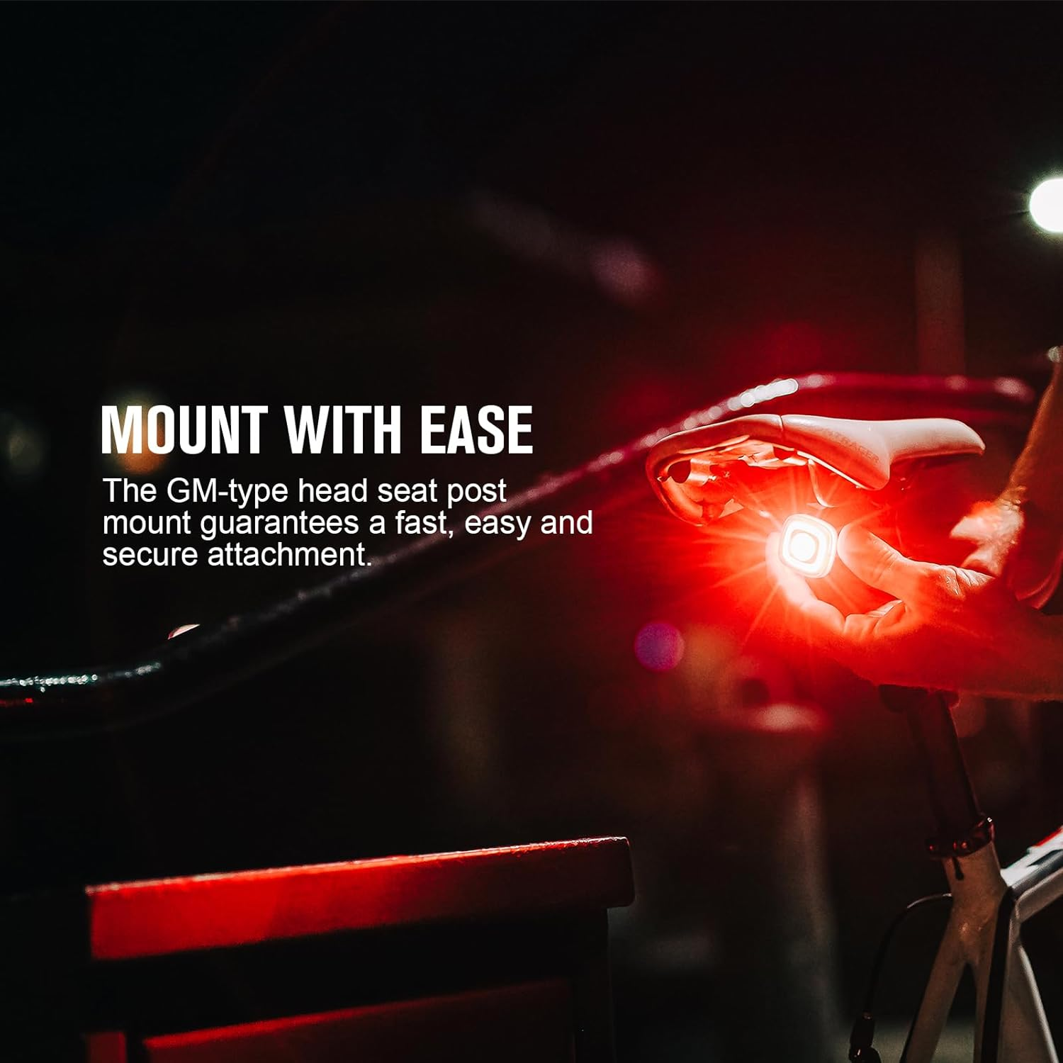 OLIGHT Rn120C（Type-C） Port Powerful Bike Taillight Max 120 Lumens Rechargeable for Daily Commuting and Road Cycling image number 3