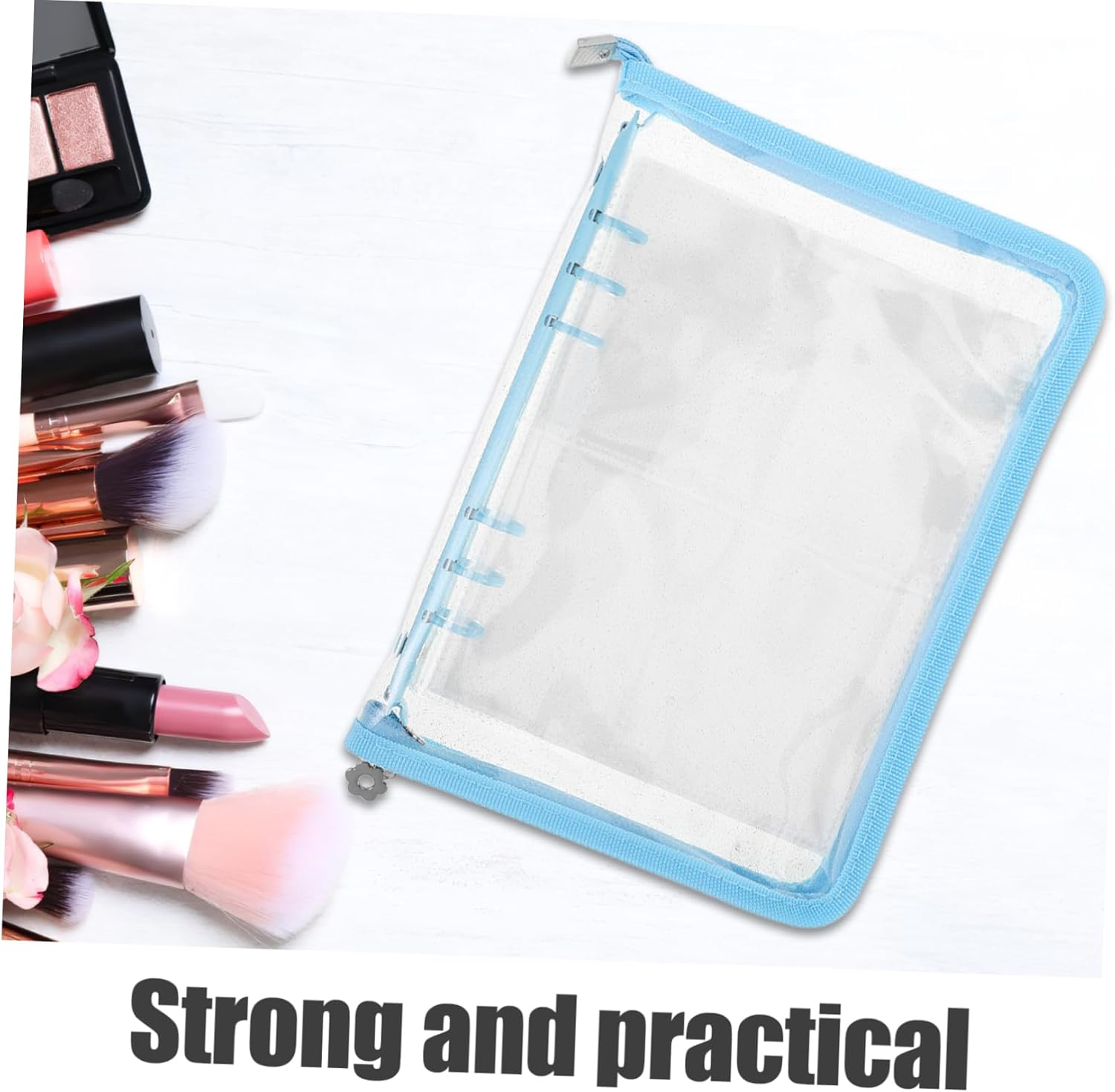 VICASKY Jewelry Storage Book Travel Earring Organizer Case Zipper Pouches Binder Album for Necklaces Bracelets Earrings