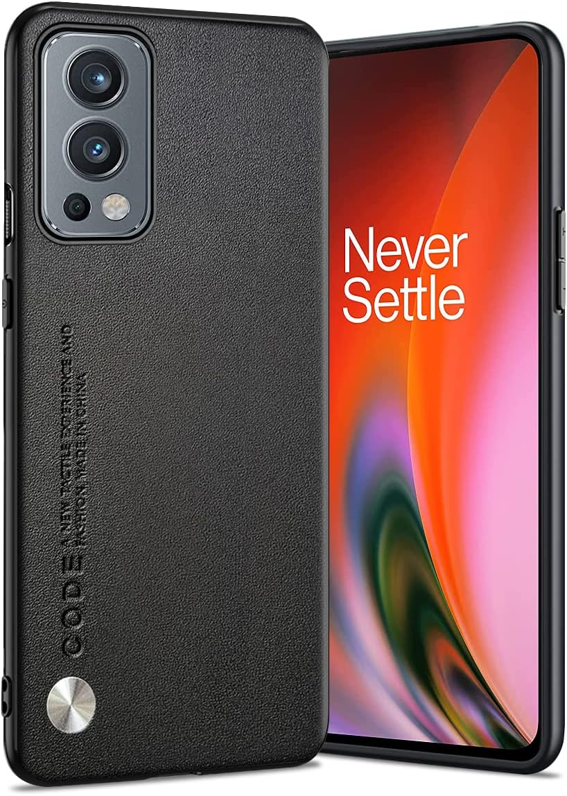 Puxssul for Oneplus Nord 2 5G Case, Soft TPU Synthetic Leather Case, Extremely Lightweight Ultralight Camera Protection Leather Case for Oneplus Nord 2 5G (Teal)