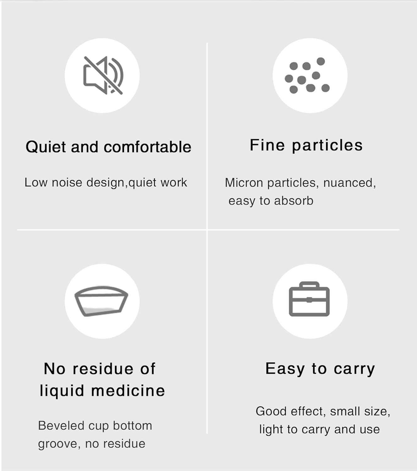 Handheld Mesh Inhaler Automatic Inhalators for Adults and Children Mini Ultrasonic Humidifier for Home and Rechargeable Travel Use Mesh Inhalators with Masks and Mouthpieces