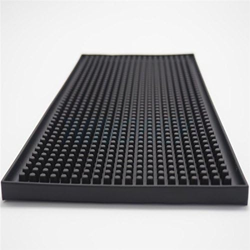 Facmogu 2PCS 12" X 6" Rubber Bar Mats, PVC Bar Service Mats for Cocktail Bartender, Spill Cup Pads Glass Whiskey Coffee Wine Tea Beer Coaster Placemats image number 5