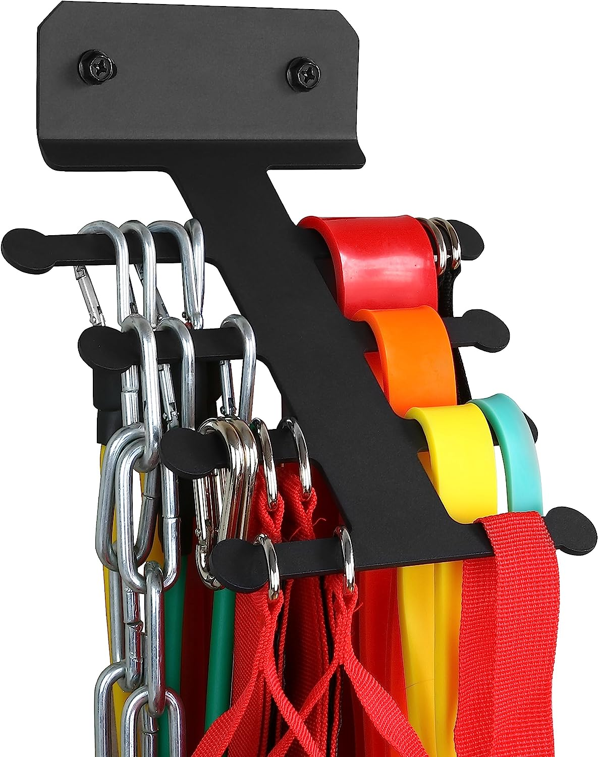 Resistance Rack Band Storage Hanger Gym Equipment Organizer Pull up Bands Jump Ropes, Storage Rack for Home Gym image number 1