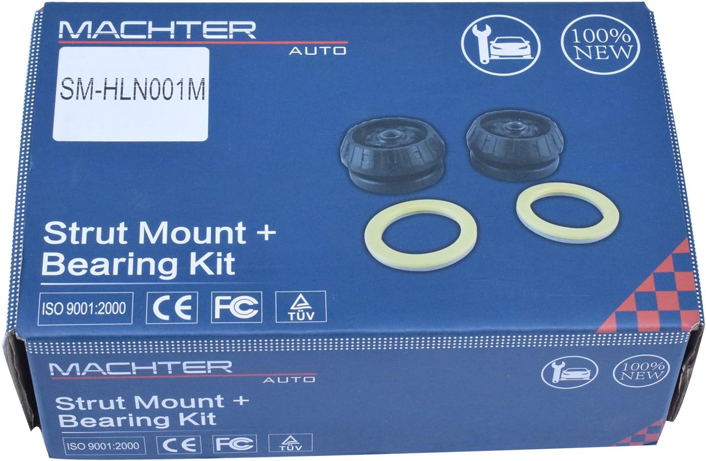 Pair Front Rubber Top Strut Mount Bearing Kit Fit Holden Commodore VT VX VY VZ VE VF