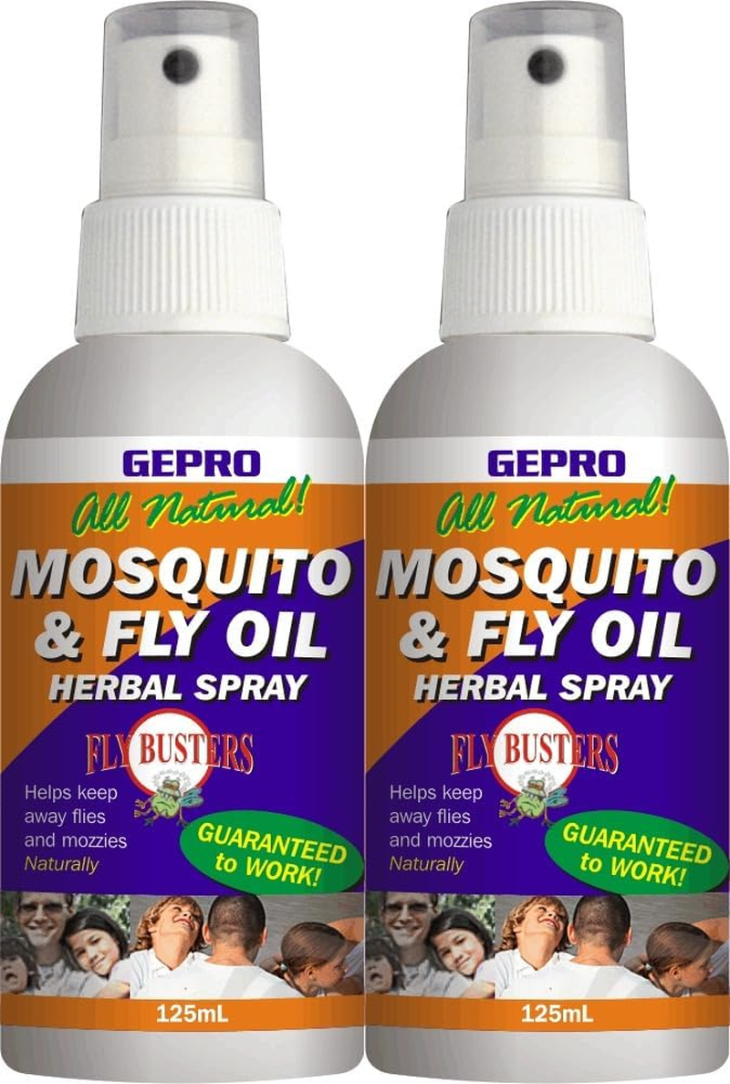 Australian Made Mosquito & Fly Repellent - All Natural - No Chemicals - Certified Organic - TWIN PACK image number 1