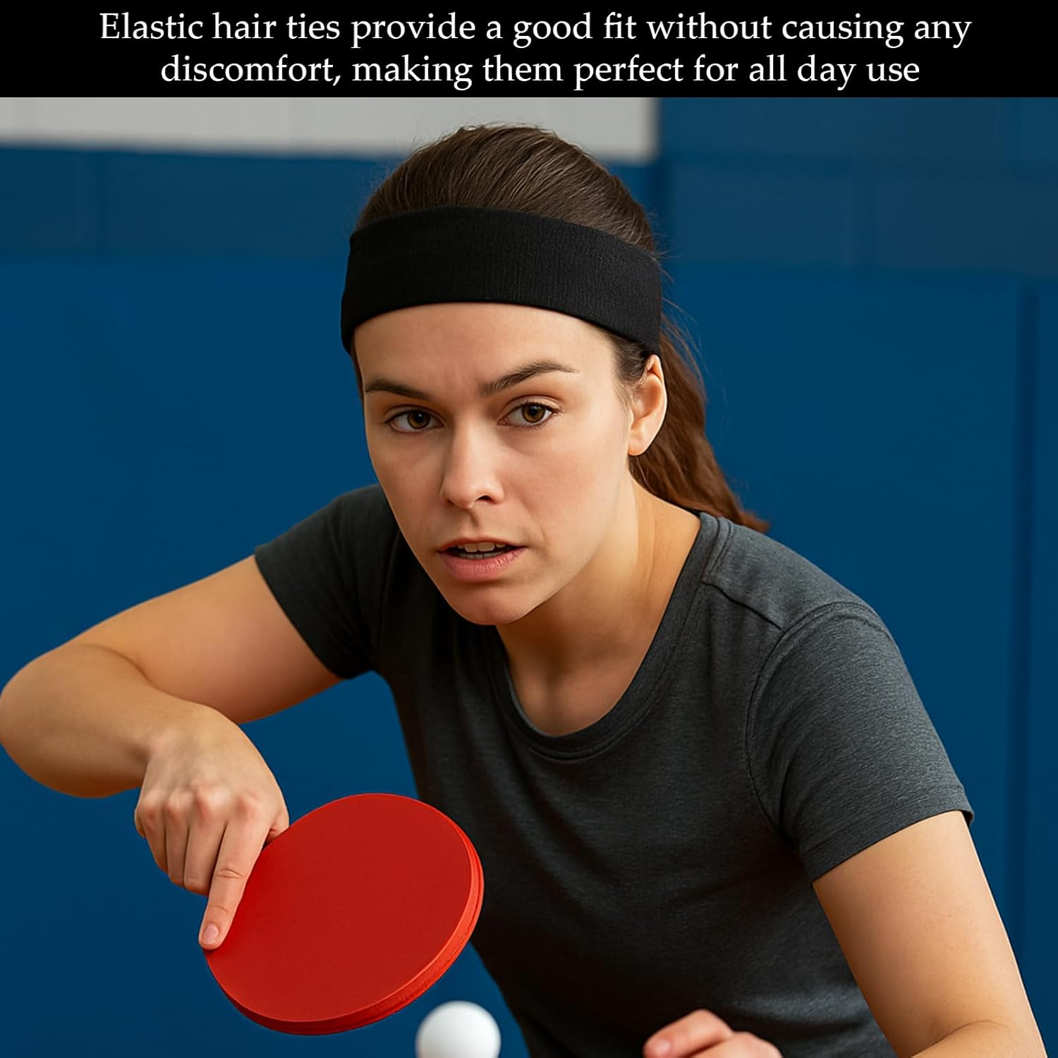 Pack of 7 Women'S Hair Bands, Hair Bands, Women'S Headbands, Sports, Non-Slip, Elastic Hair Bands for Women, Yoga, Workout Fitness