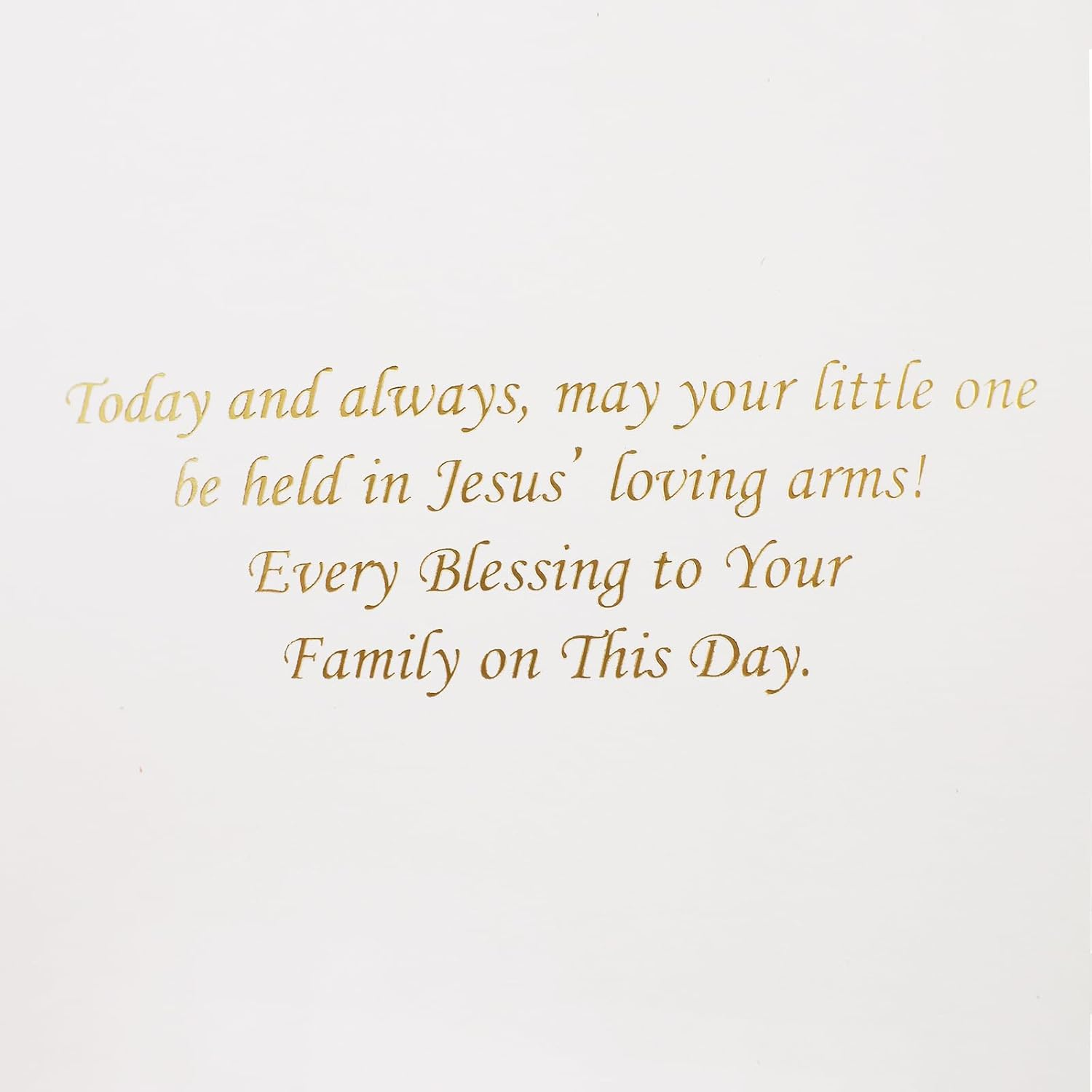 Ceiba Tree Baptism Card for Baby 1PCS with Envelope Message Inside image number 3