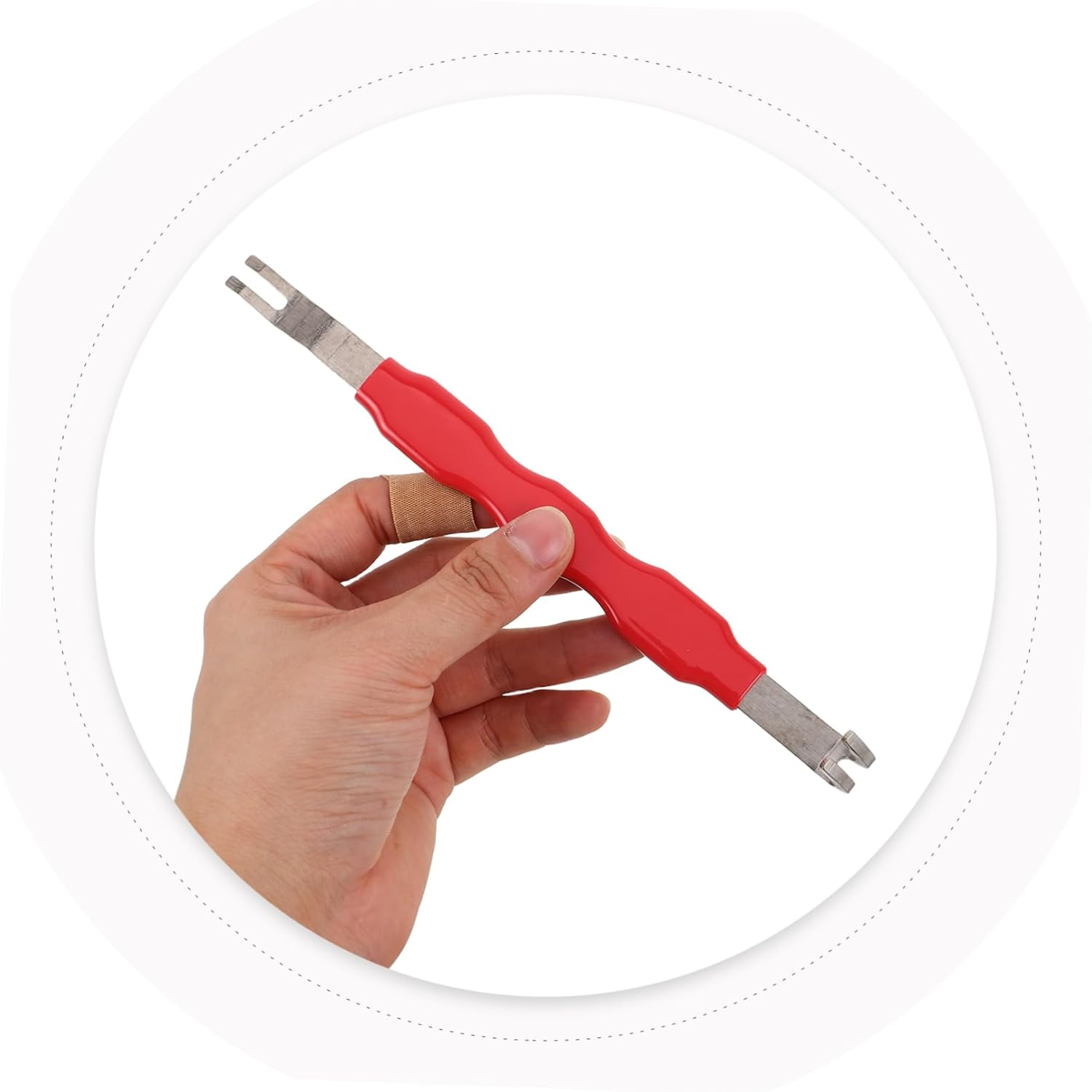 NOLITOY Automotive Terminal Pin Wiring Harness Connector Separator Metal Electrical Connector Separator Tool for Vehicle Electronics Repair Mechanics image number 4