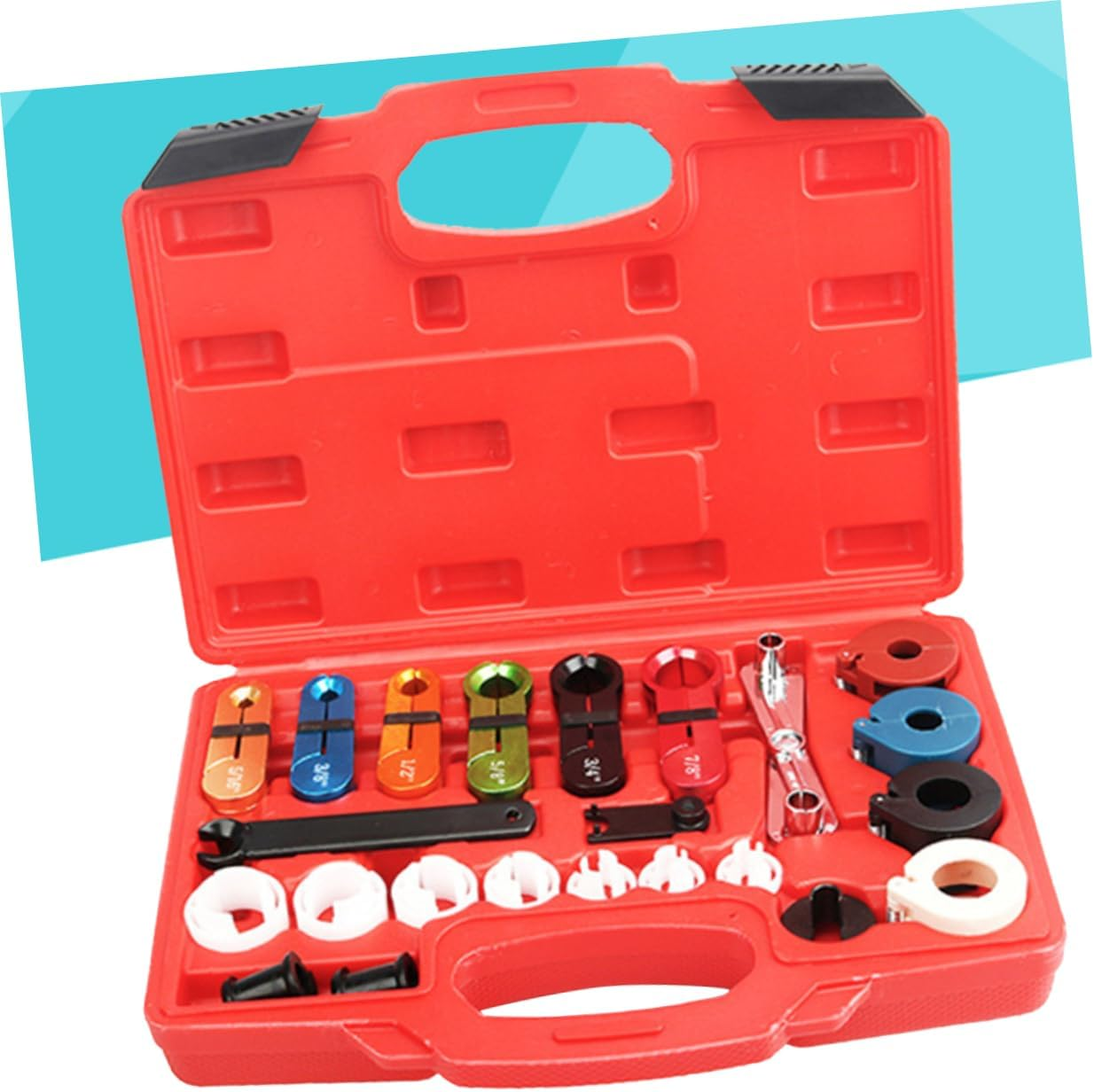 Gatuida Automotive a Kit Fuel Line Quick Disconnect Tool 22Pcs for Car Air Conditioning Hose Removal and Transmission Systems