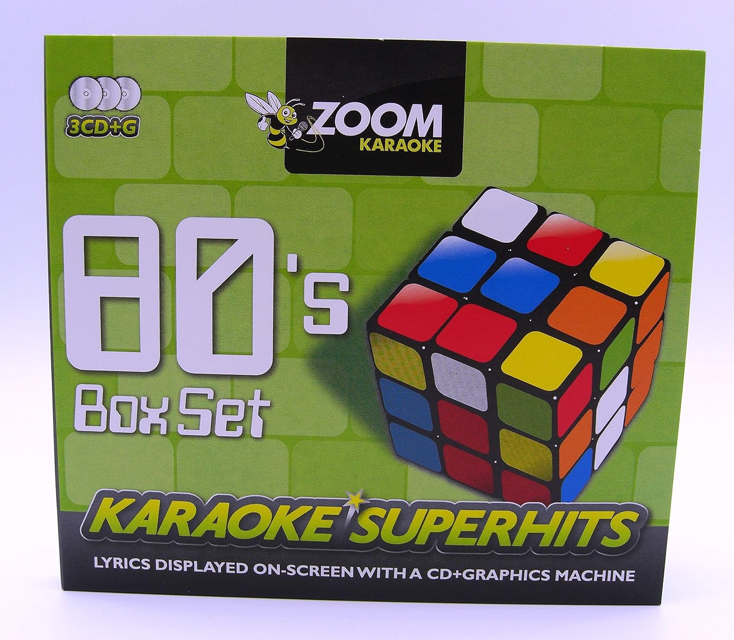 Zoom Karaoke CD+G - 80S Superhits 1 - Triple CD+G Karaoke Pack image number 2