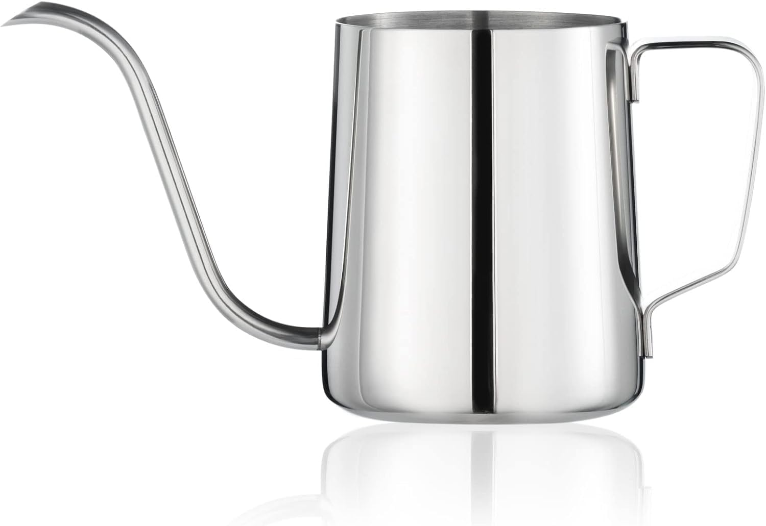 Small Silver Stainless Steel Watering Can, 12 Fluid Ounces image number 1