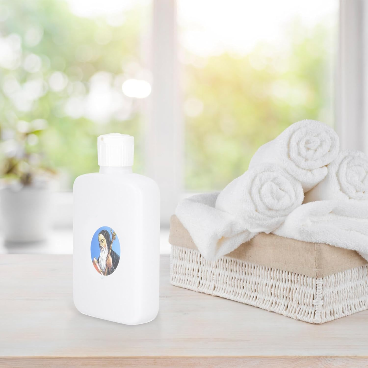 Ciieeo 6Pcs Refillable Holy Water Bottles Plastic Small Water Container for Easter Church Baptism Ceremony image number 3