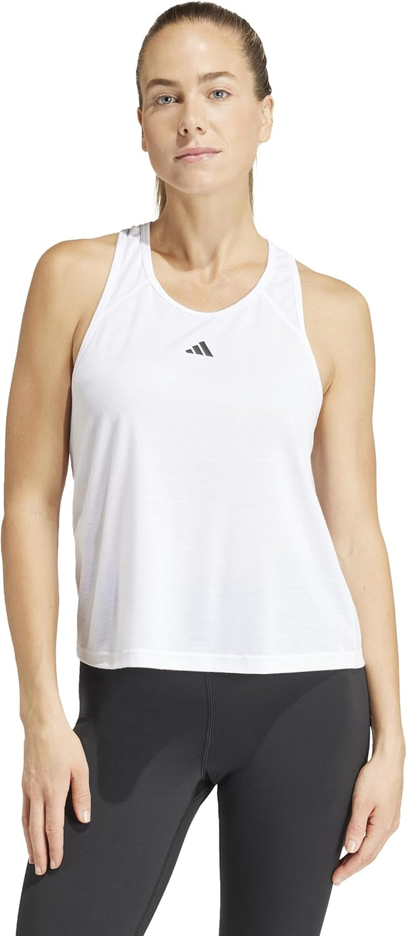 Adidas Performance Train Essentials Minimal Women'S Branding Racerback Women'S Tank Top image number 3