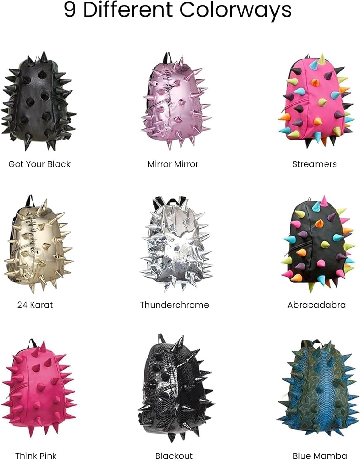 Madpax Spike Backpack - Fun Backpack for Kids - School Bag and Sports Bag image number 3