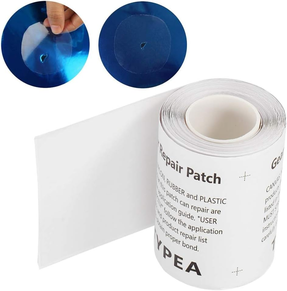 Inflatable Patch Repair Kit, Self-Adhesive Pool Patch Plastic Repair Patches Kit TPU Repair Patch for Inflatable Pool Toys Air Beds image number 2