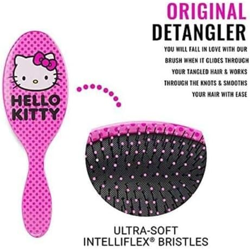 Wet Brush + Goody Detangling Accessory Bundle Hello Kitty and Friends Scrunchies Set Kit (1632833), 1.0 Ounce image number 4