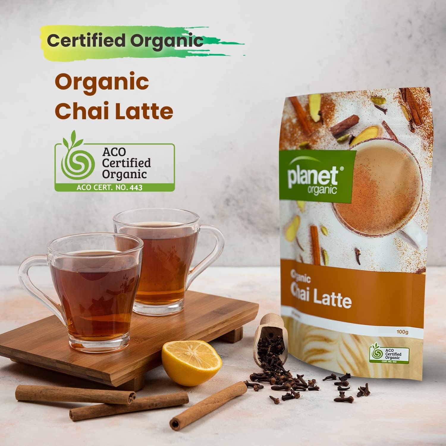 Planet Organic Organic Chai Latte, 100G