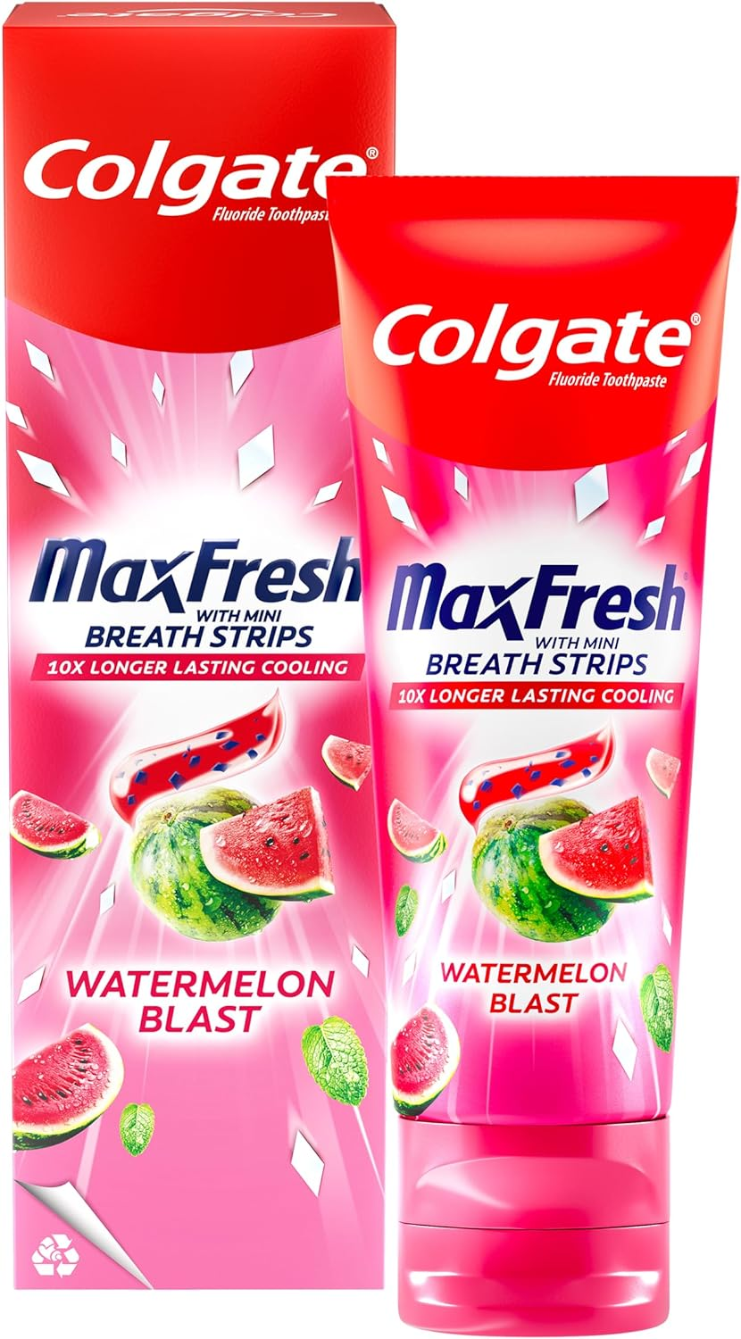 Colgate Max Fresh Watermelon Blast Toothpaste 100G (Pack of 2)