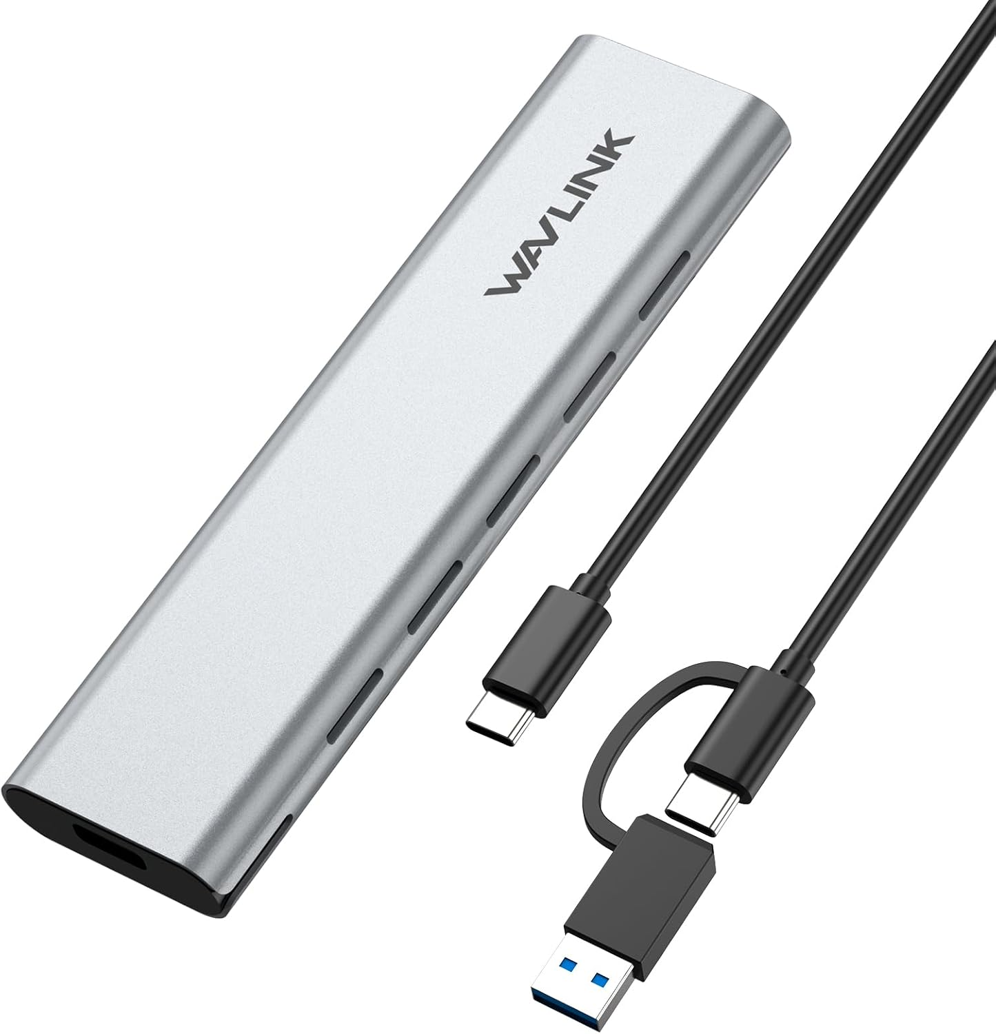 WAVLINK 40Gbps M.2 Nvme SSD Enclosure, Tool-Free Installation, Nvme Enclosure for MAC Mini Compatible with Thunderbolt 4/3/USB4/3.2/3.1/3.0/2.0, Support SSD Size 2230/2242/2260/2280 B+M/M-Key, Max 8TB image number 4