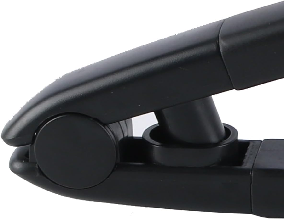 Gorise V Shape Hair Straightening Comb Brush Straightening Comb Hair Care Tool Dry and Wet Use Portable Styling with Folding Handle