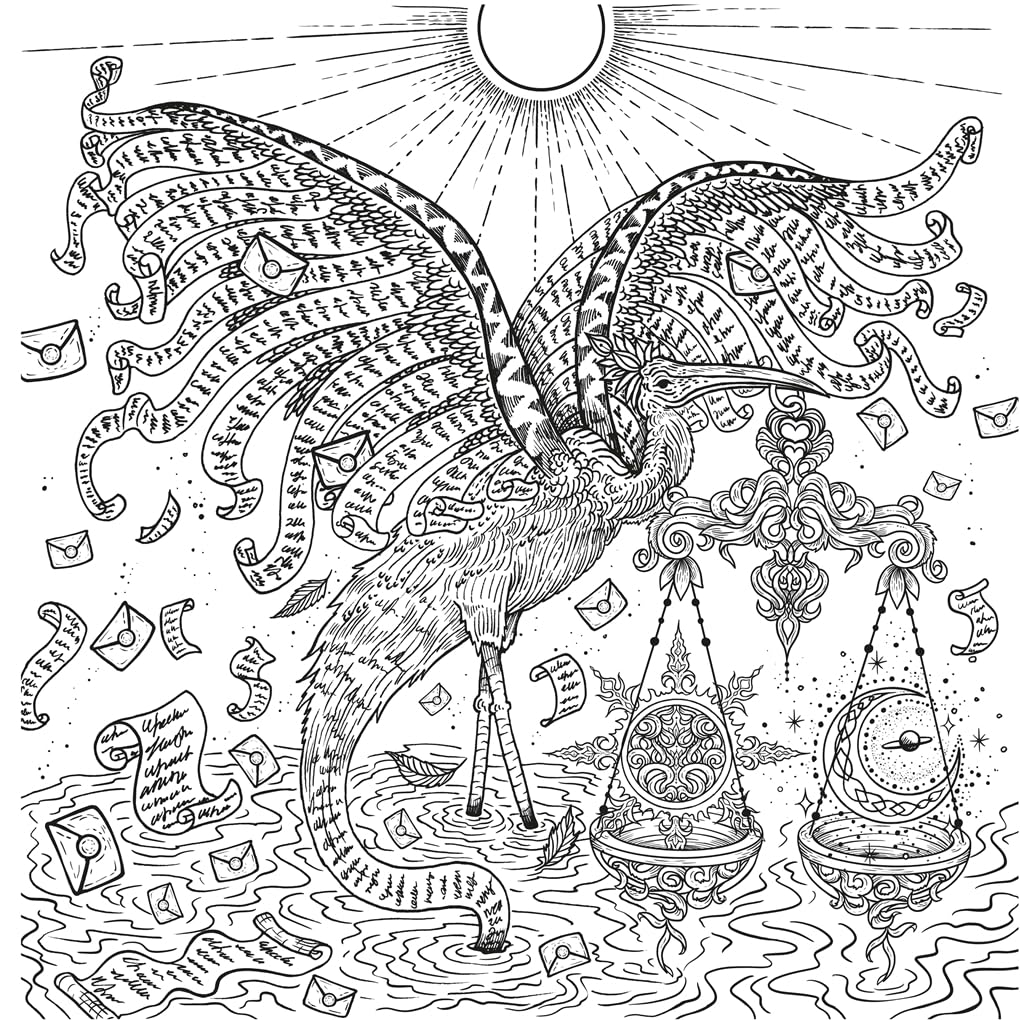 Dream Voyage: a Fantasy Colouring Journey