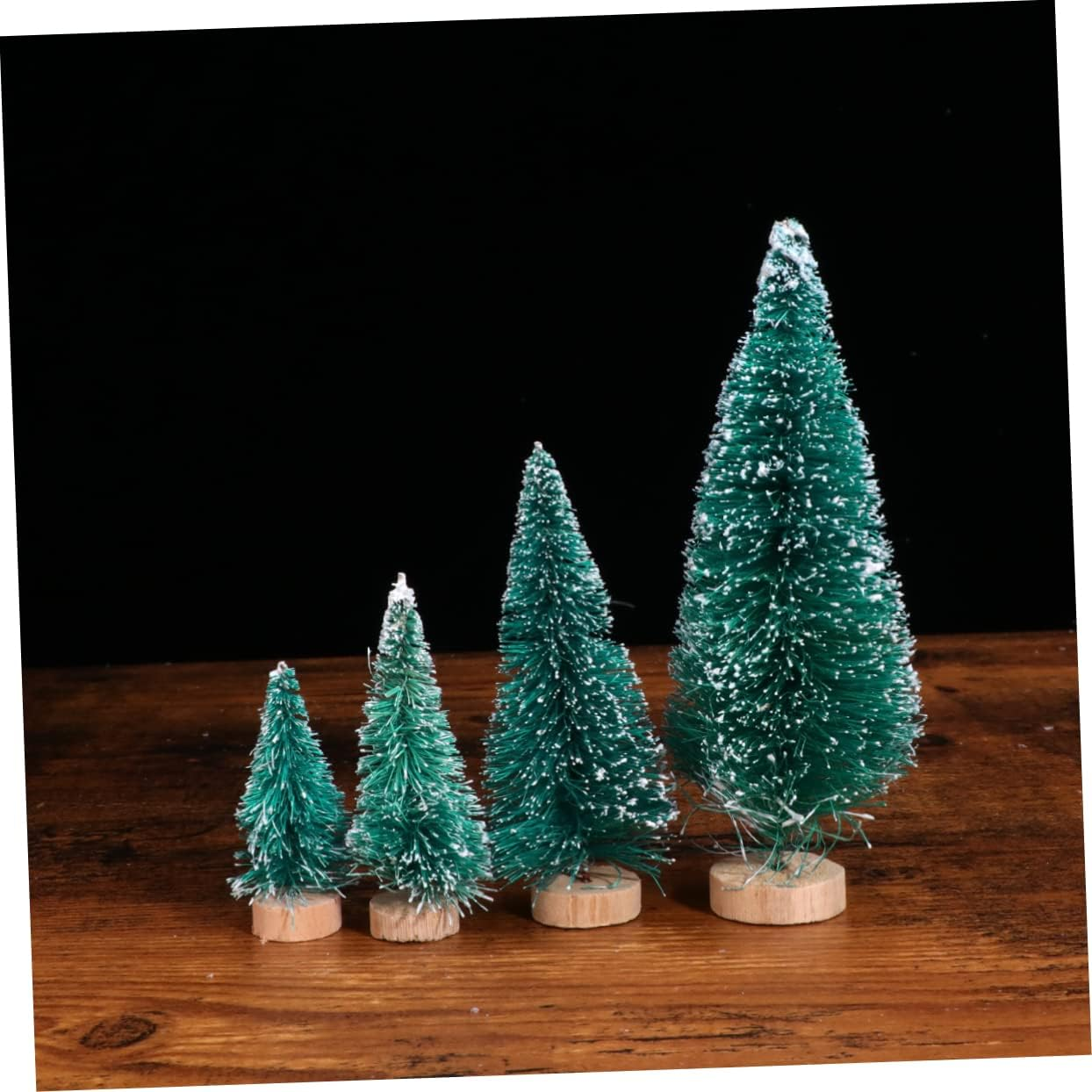 Christmas Tree Model 34Pcs Ornaments Neutral Home Decor Desktop Christmas Tree Accessory image number 5