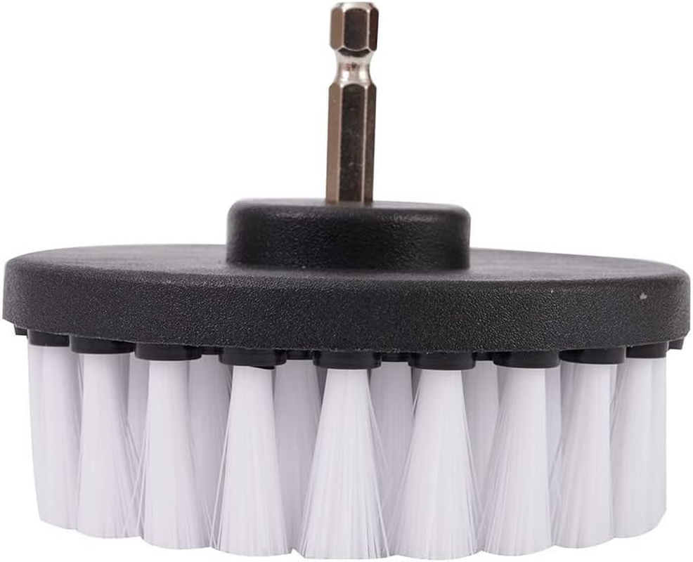 4 Inch Soft Drill Brush for Cleaning Attachment Carpet & Leather and Upholstery Soft Brush image number 4