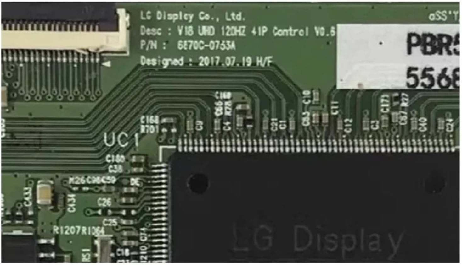 Compatible for V18 UHD 120HZ Tcon TV Board 6870C-0753A 43/49/55/65Inch Working Fully Tested image number 4
