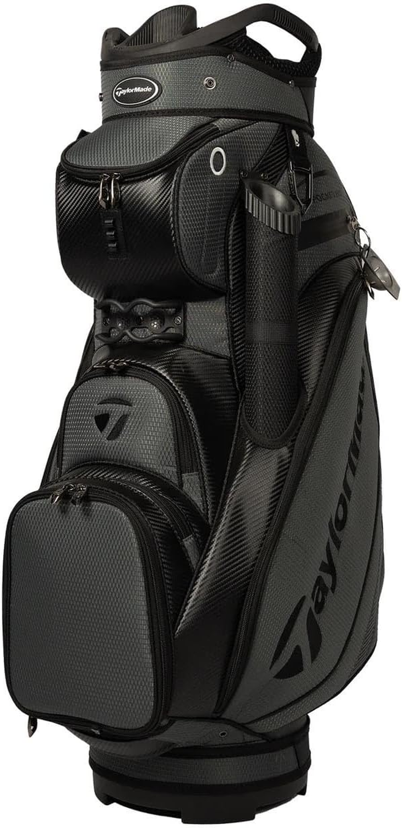 Taylormade Golf Premium Cart Golf Bag | Charcoal/Black | 14-Way Divider