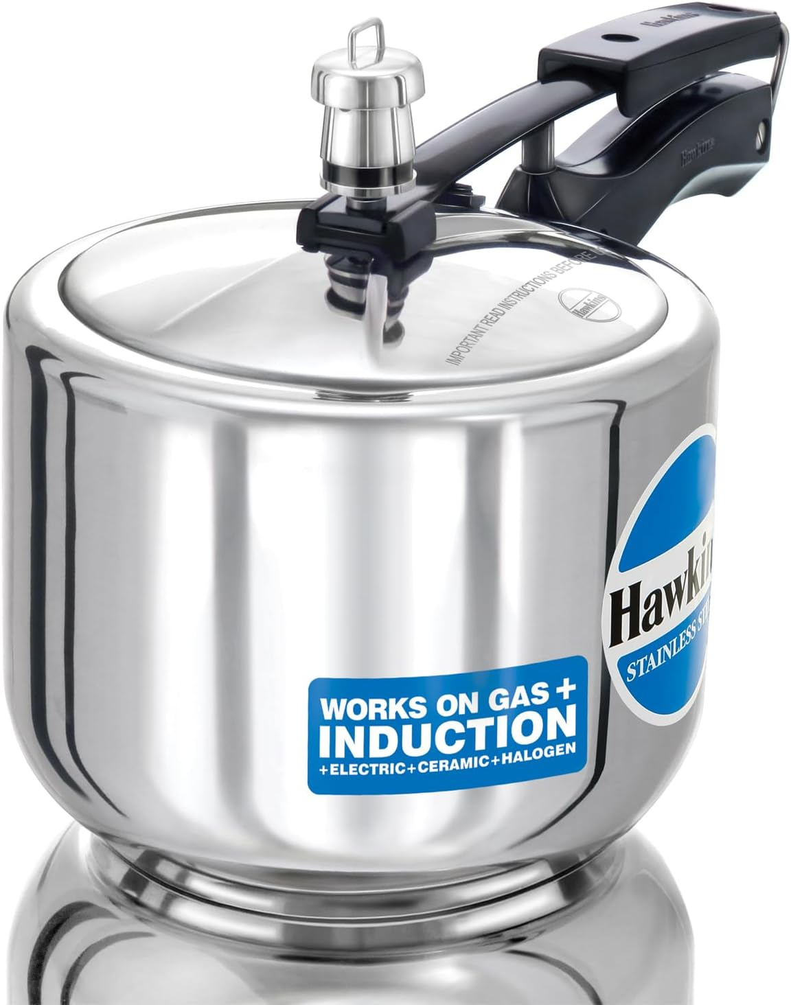 Hawkins Stainless Steel Tall Pressure Cooker, 3 Litre Capacity image number 5