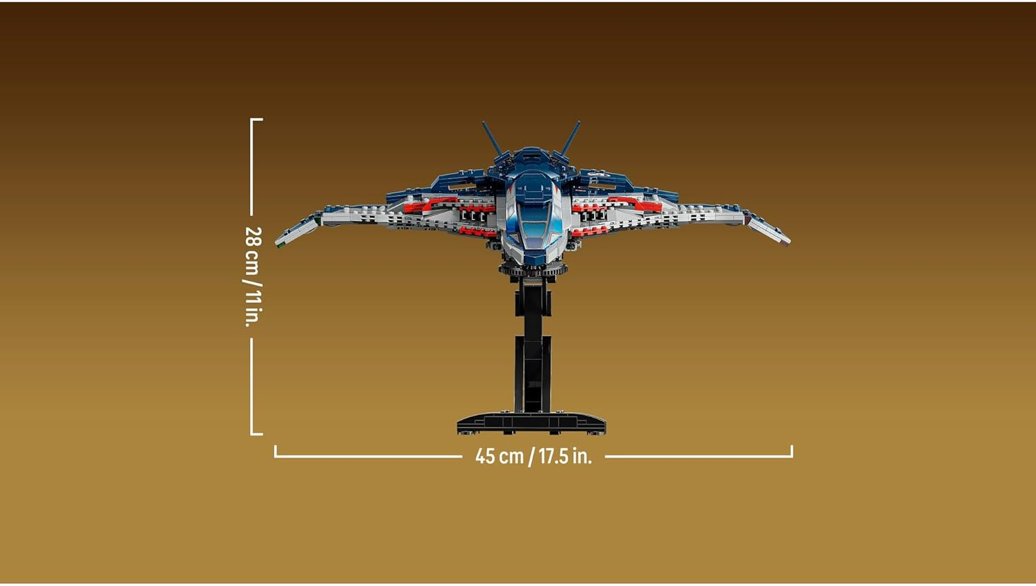 LEGO&reg; Marvel Avengers: Age of Ultron Quinjet 76325 Kids&rsquo; Building Kit and Super Hero Toy, Film Collectible for Boys and Girls, with 5 Minifigures Including Iron Man, Black Widow and Hawkeye image number 3