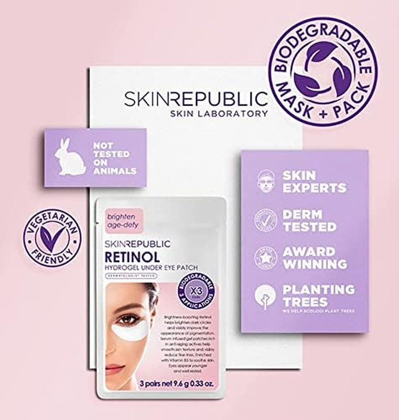 Skin Republic Retinol Hydrogel under Eye Patch 9.6 G image number 6