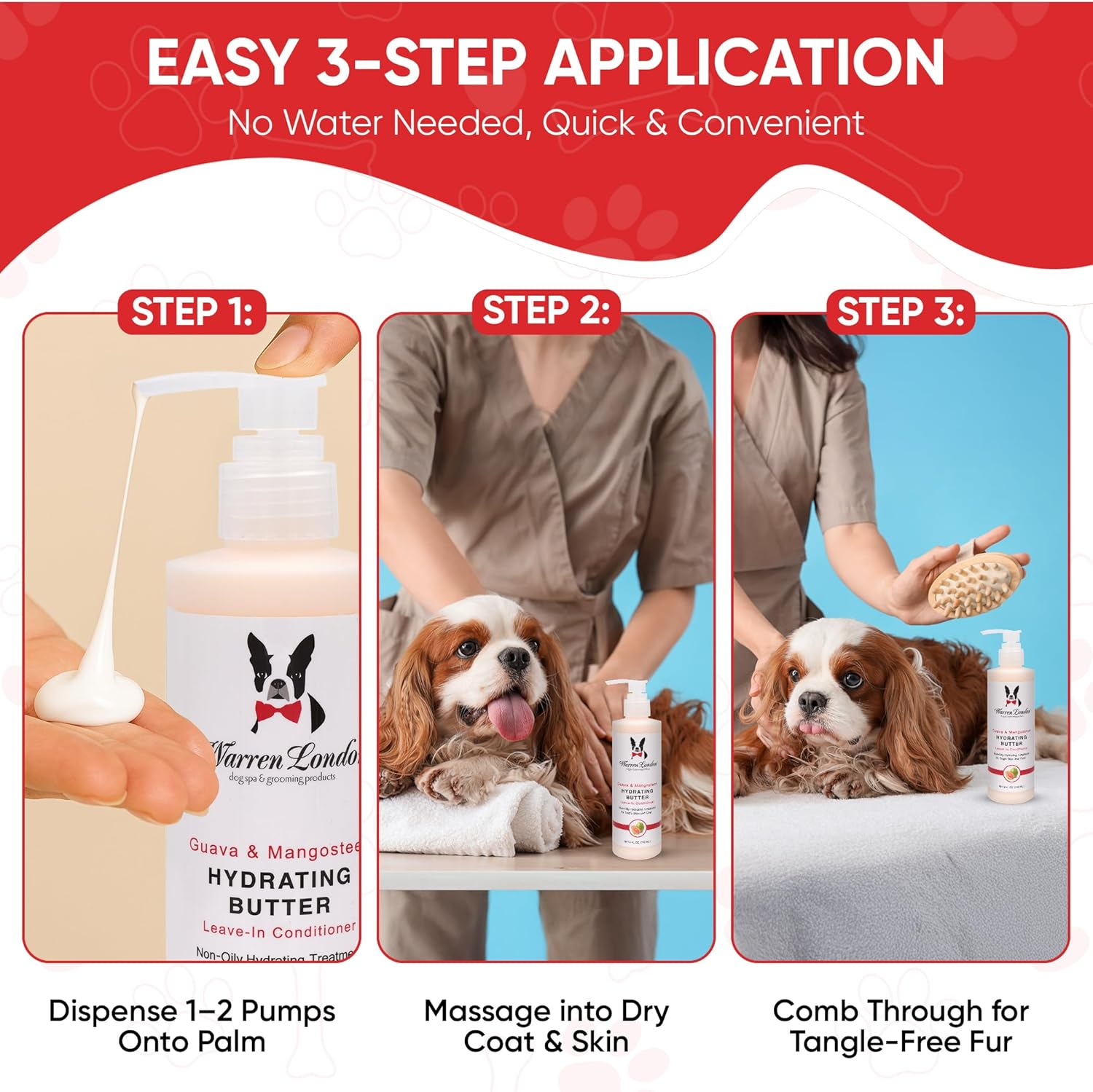 (240Ml) - Warren London Guava & Mangosteen Hydrating Butter Leave-In Conditioner image number 5