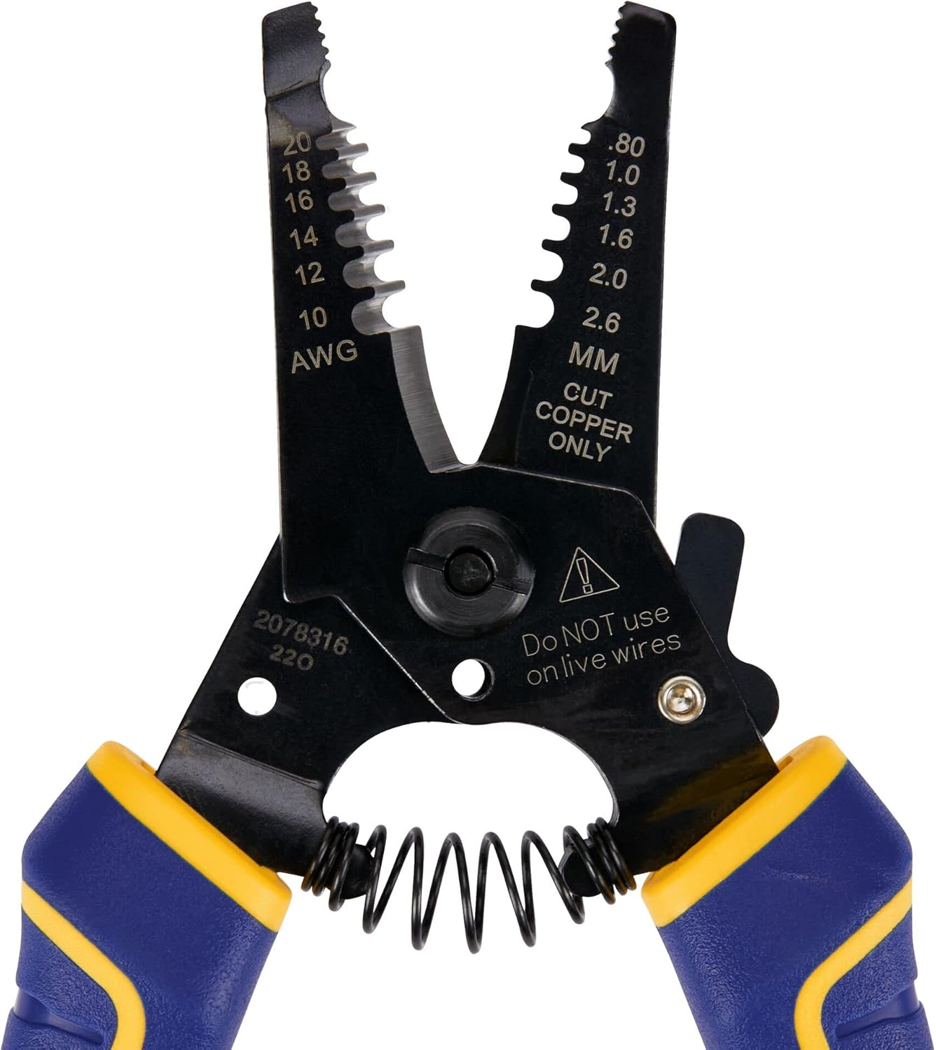 IRWIN VISE-GRIP Wire Stripper/Cutter, 6", 2078316