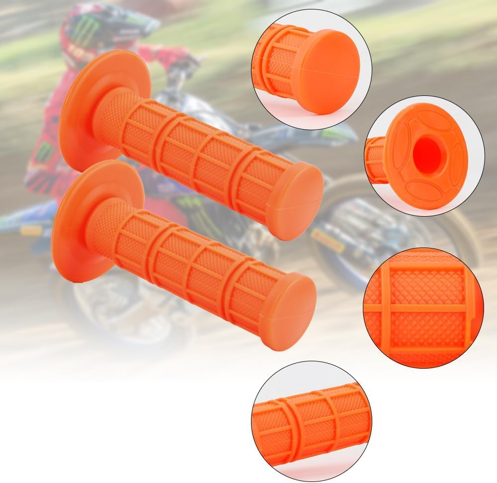 7/8" 22Mm and 24Mm Universal Motorcycle Grips Hand Grips for Kawasaki KX65 KX85 KX125 50Cc 110Cc 70Cc Pit Dirt Bike image number 1