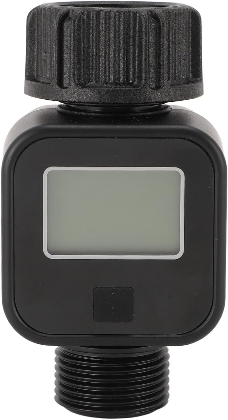 LCD Water Meter, Nozzle Sprayer Meter with Large Screen Display, 3/4 Inch Standard Faucet, Water Meter for Garden Hose image number 5