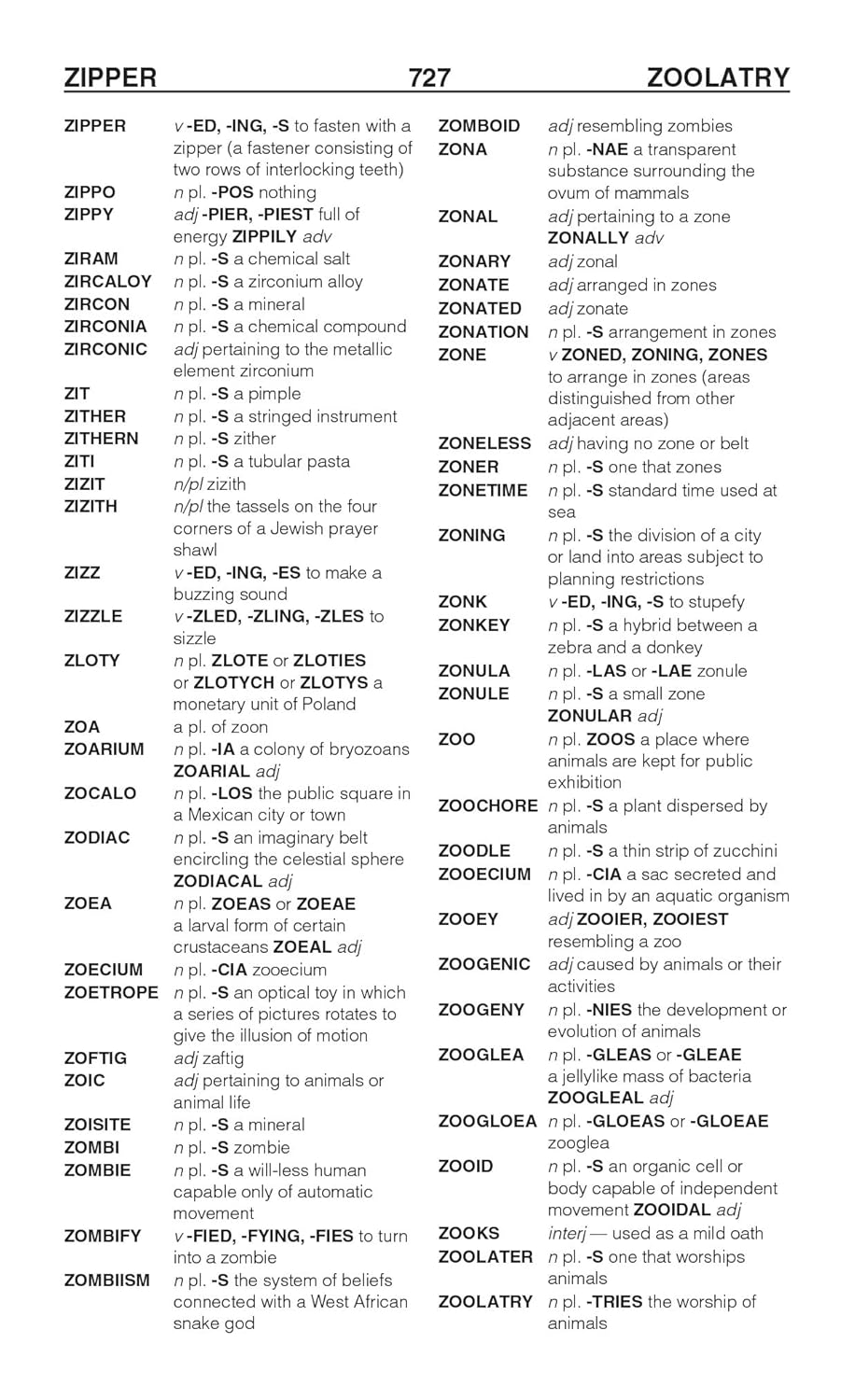 The Official Scrabble(R) Players Dictionary: Seventh Edition image number 1