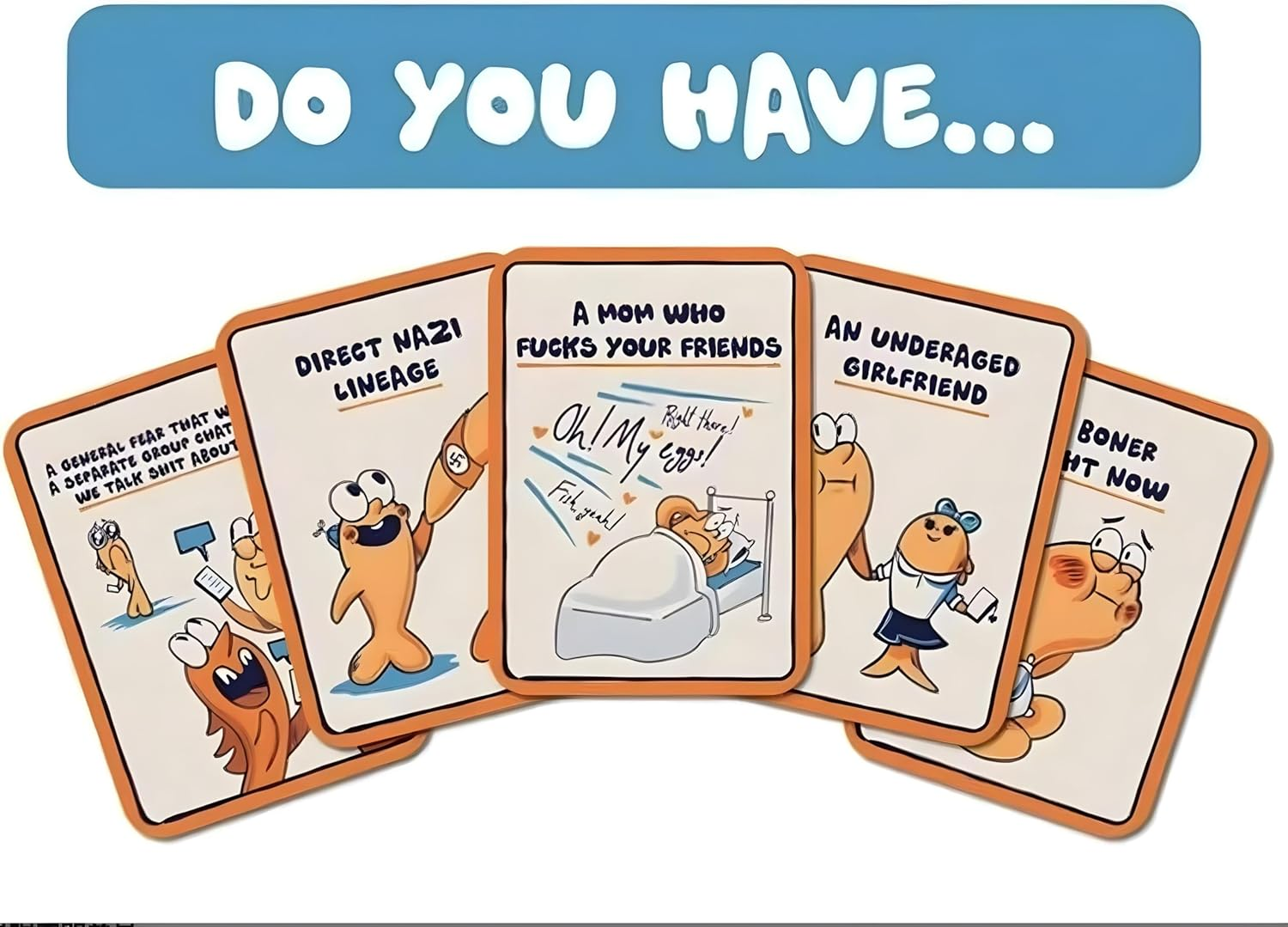 Go F K Yourself - the Go Fish Game of Life'S Little Humiliations, Adult Go Fish Card Game, Hilarious Card Games, Interactive Fun Family and Educational Games (1Pcs) image number 1