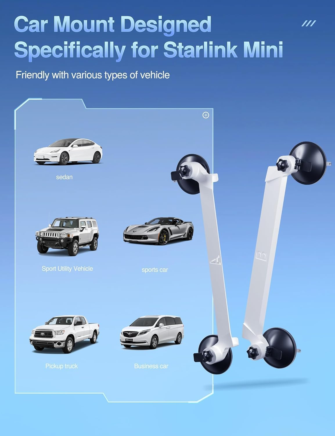 Starlink Mini Suction Cup Mount Star Link Mini Accessories image number 4
