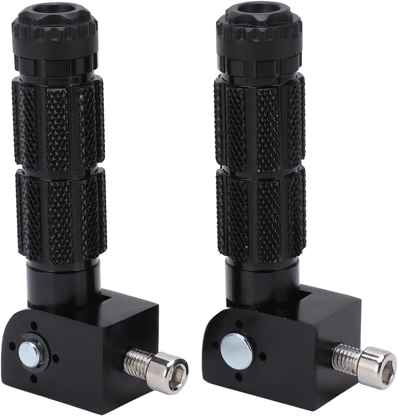 Rear Set Footpegs Motorcycle Footrests Aluminium Alloy Strong Rustproof Nonfading Universal for Motorbike Accessories image number 4