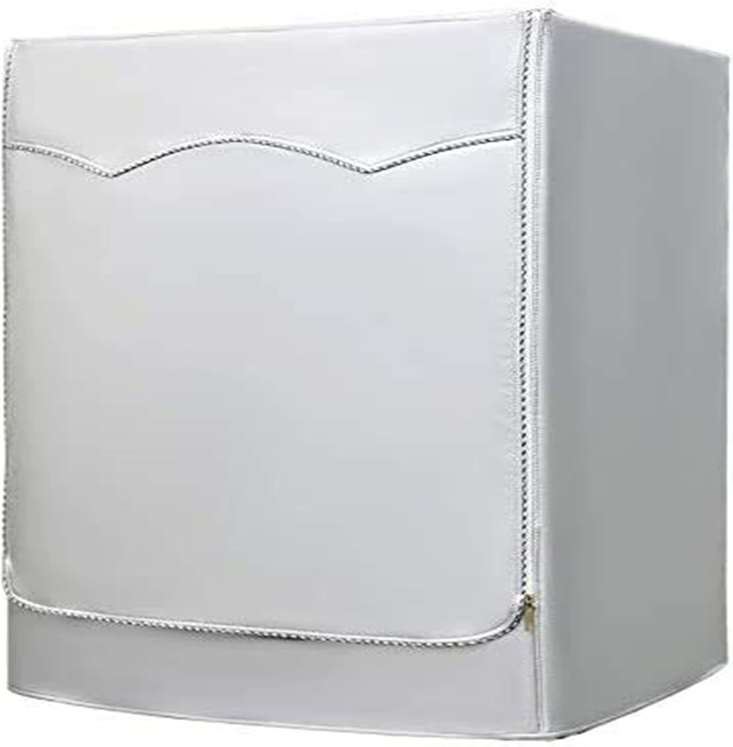 Washer Cover Waterproof & Dustproof Thickening Front-Loading Machine Cover, Fits Most Front-Load Washers (Black)