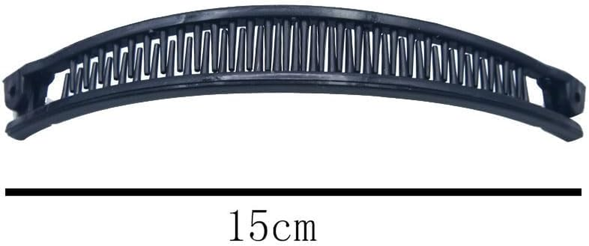 Black and Brown Hair Claws Vintage Combs Tool for Thick Curly Hair Long Hair Clips Banana Hair Comb Fish Handle Slide Hair Clips Claws Set for Women Accessories