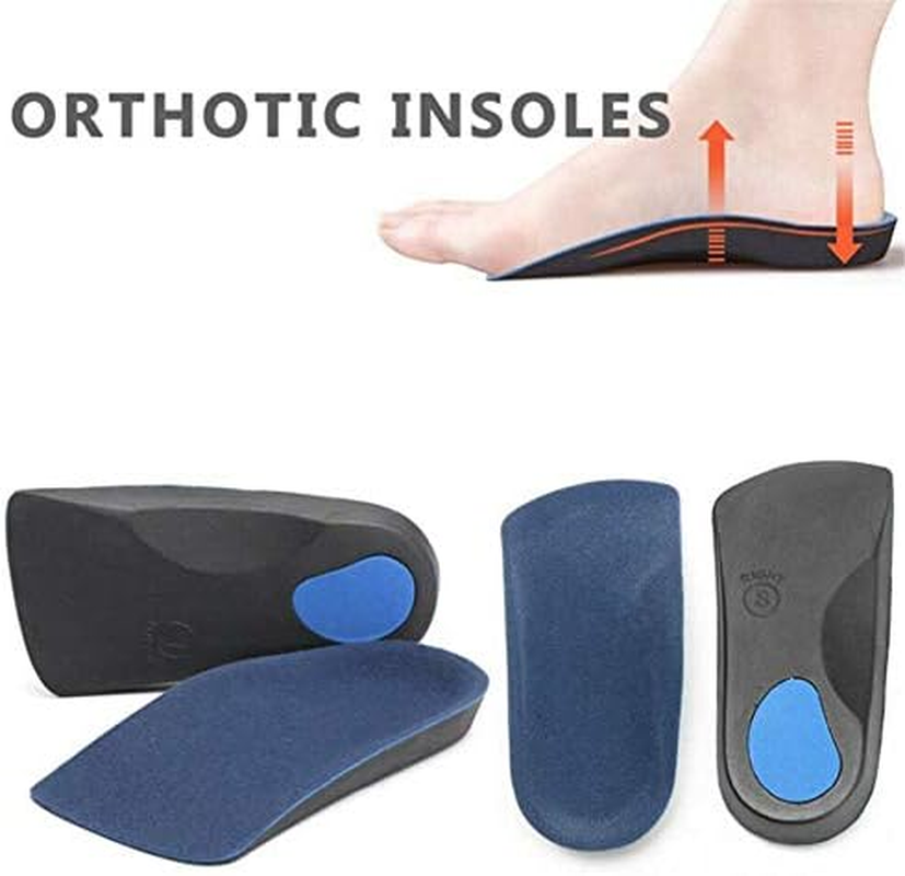 3/4 Support Insoles Orthotic Arch Flat Feet Plantar Fasciitis Arches Shoe Pads (L) image number 2