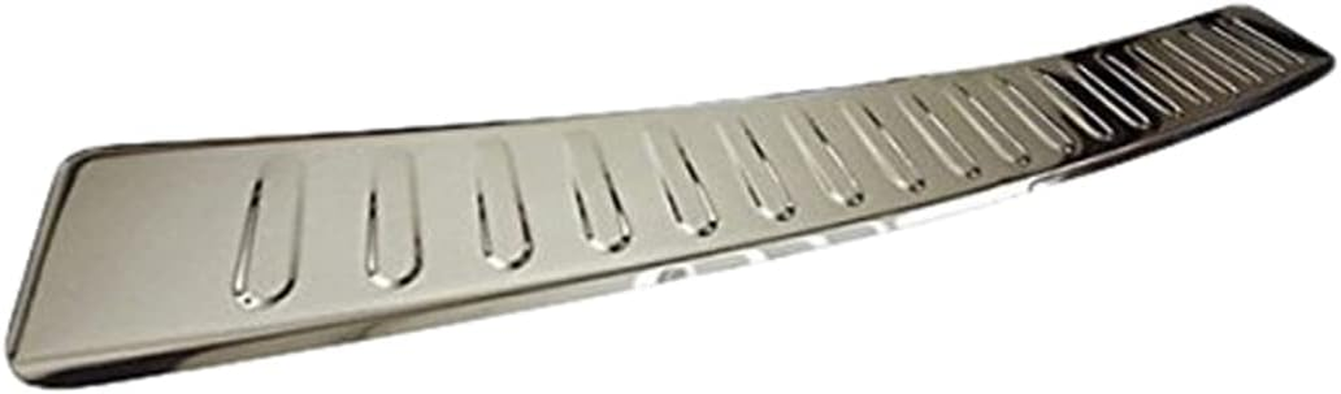Vehicle-Specific Boot Sill Protection with Folded Edge, Stainless Steel, Chrome